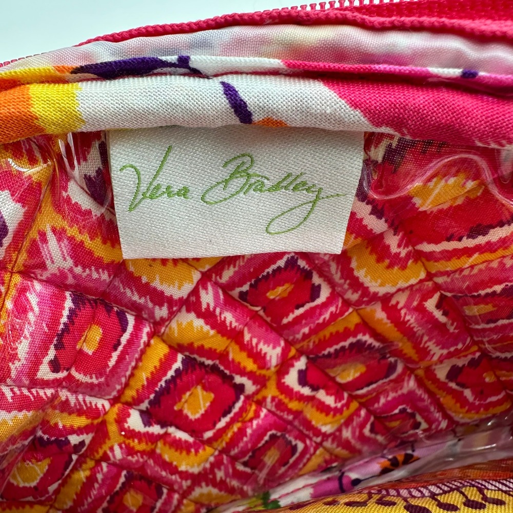 New Vera Bradley Clementine Hanging Travel Organizer Quilted Floral Toiletry Bag - Picture 7 of 8